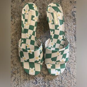 Larroude Brigitte Slides size 8 Brand new never worn